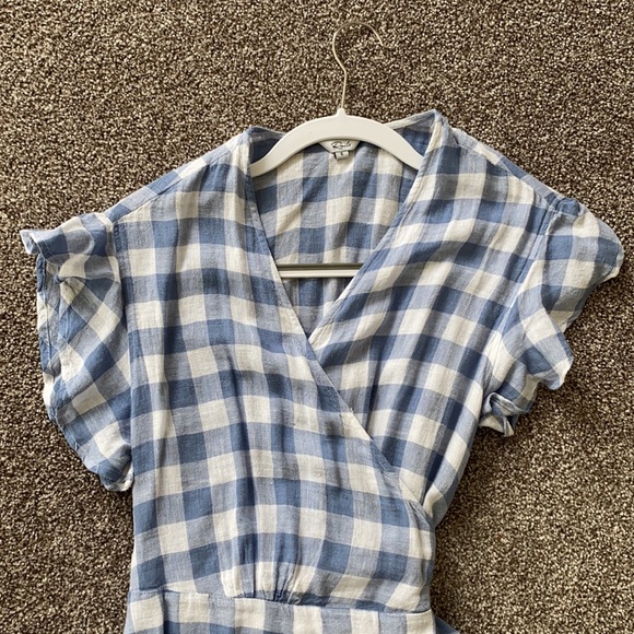 Rails Brigitte dress Periwinkle Check - Picture 3 of 10